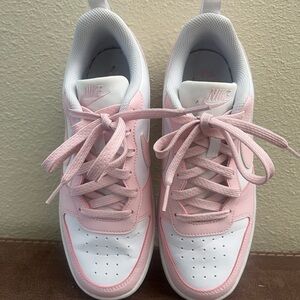 Nike Court Borough Low Recraft White/Pink Foam 6.5Y